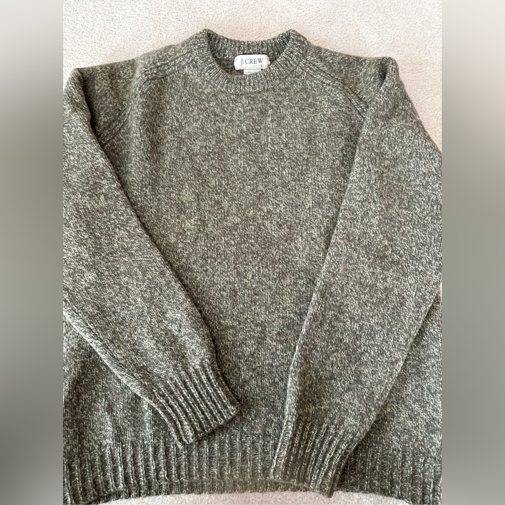 J. Crew Women's Gray Crewneck Sweater